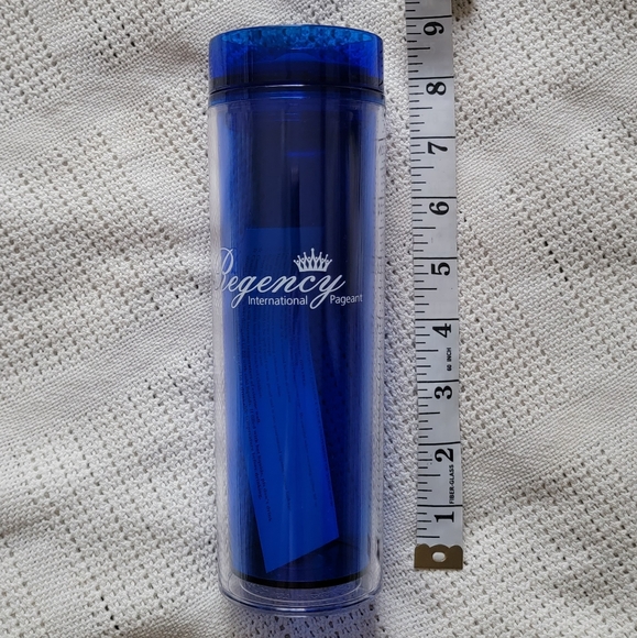 Regency International Pageant Blue Tumbler Water Bottle - Picture 2 of 6